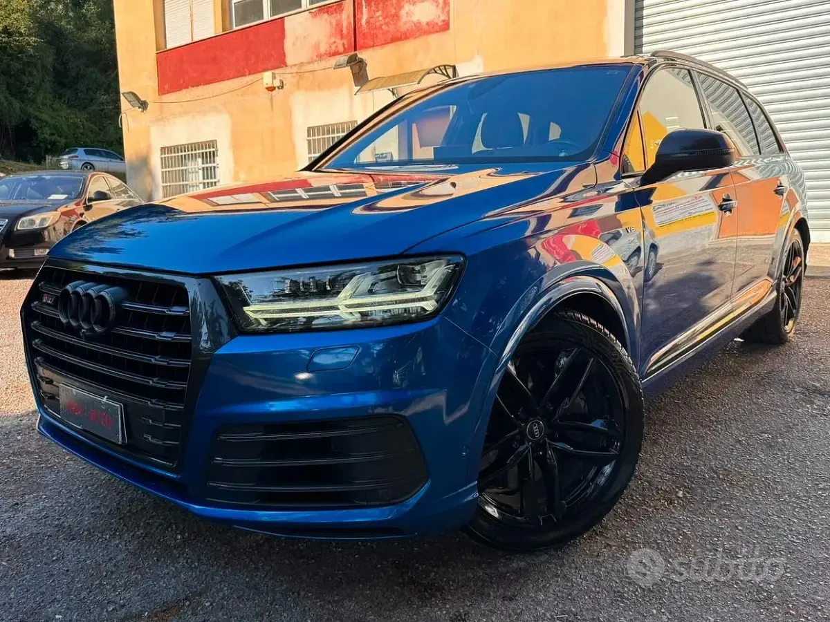 Usata Audi SQ7 Business Plus 435 CV (319 kW) 2016 Blu SUV