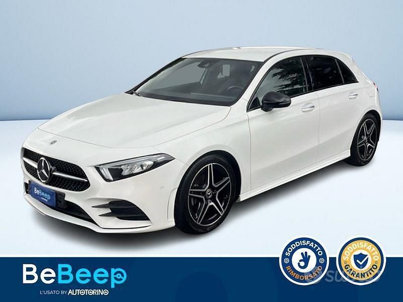 Bianco pastello Usata 2019 Mercedes A160 Premium Tre volumi | 21.500 € (Buon prezzo) - Immagine 1/3