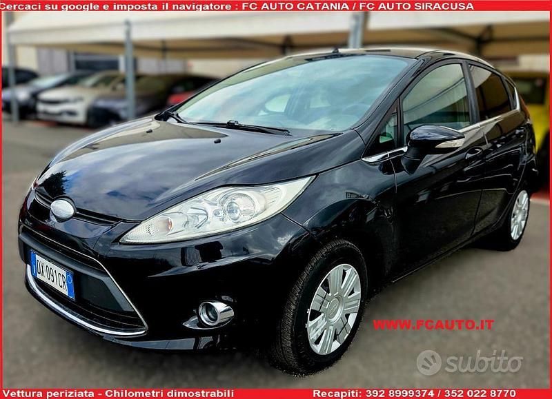 Usata Ford Fiesta Titanium 68 CV (50 kW) 2009 Nero Utilitaria