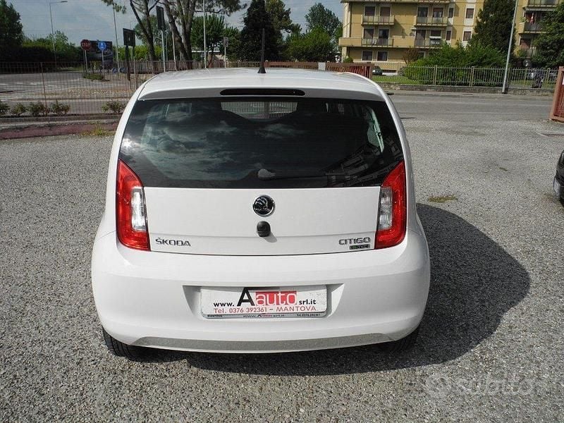 Usata Skoda Citigo G-TEC Active 68 CV (50 kW) 2019 Bianco Utilitaria