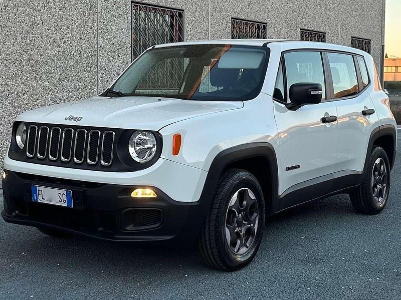 Bianco Usata 2017 Jeep Renegade Sport SUV | 12.600 € (Buon prezzo) - Immagine 1/4