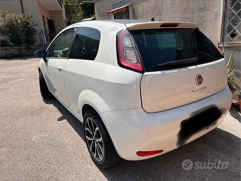 Usata Fiat Punto 75 CV (55 kW) 2013 Bianco Utilitaria
