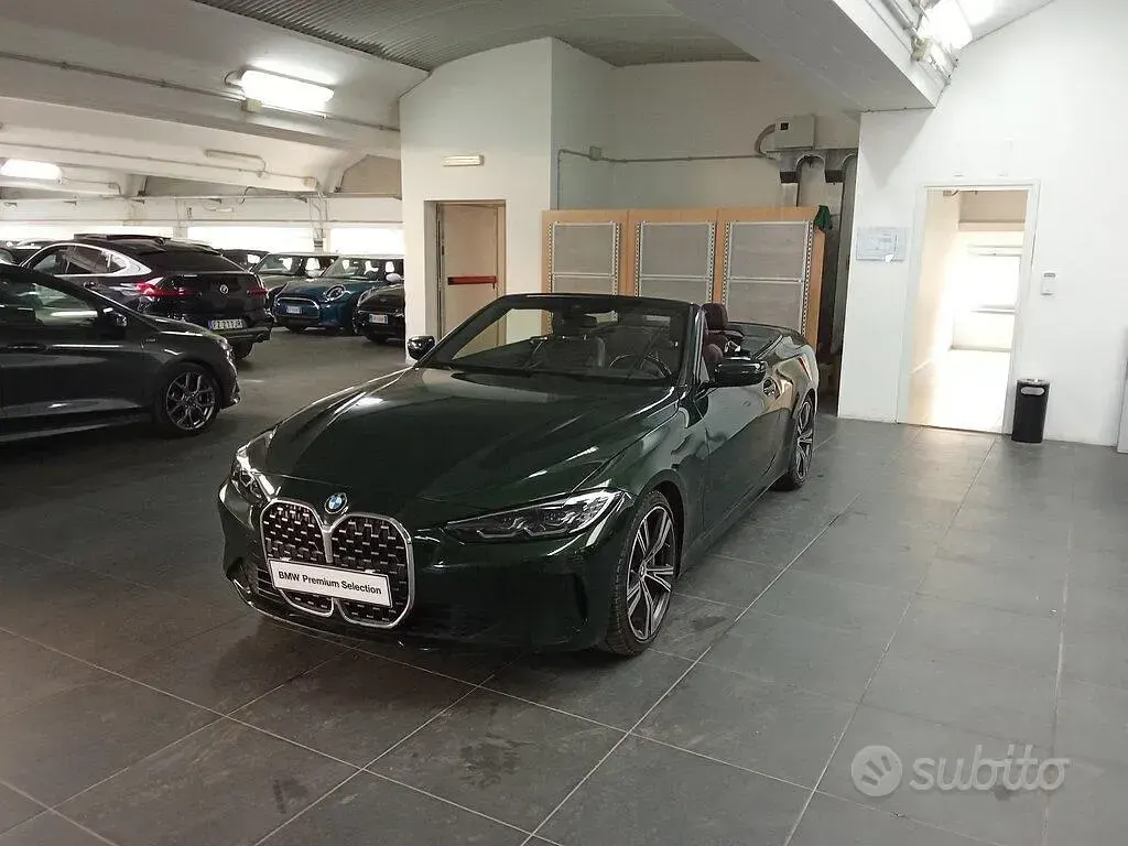 Usata BMW 430 Cabriolet M Sport 286 CV (210 kW) 2023 Verde Cabrio