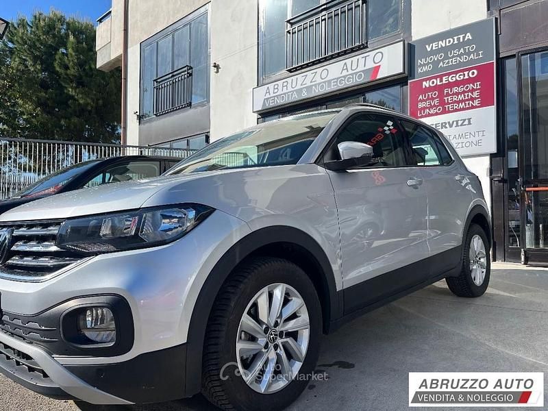 Grigio(met.) Usata 2021 VW T-Cross Sport SUV | 16.999 € (Buon prezzo) - Immagine 1/4