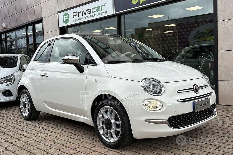 Usata Fiat 500 Lounge 69 CV (50 kW) 2017 Bianco Utilitaria