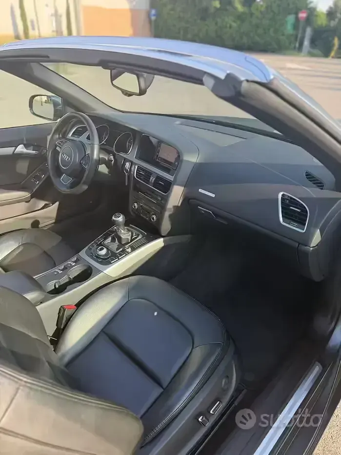 Usata Audi A5 Cabriolet 177 CV (130 kW) 2013 Grigio Cabrio