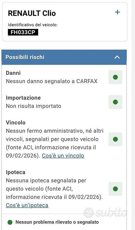 Usata Renault Clio IV Intens 90 CV (66 kW) 2017 Bianco Berlina