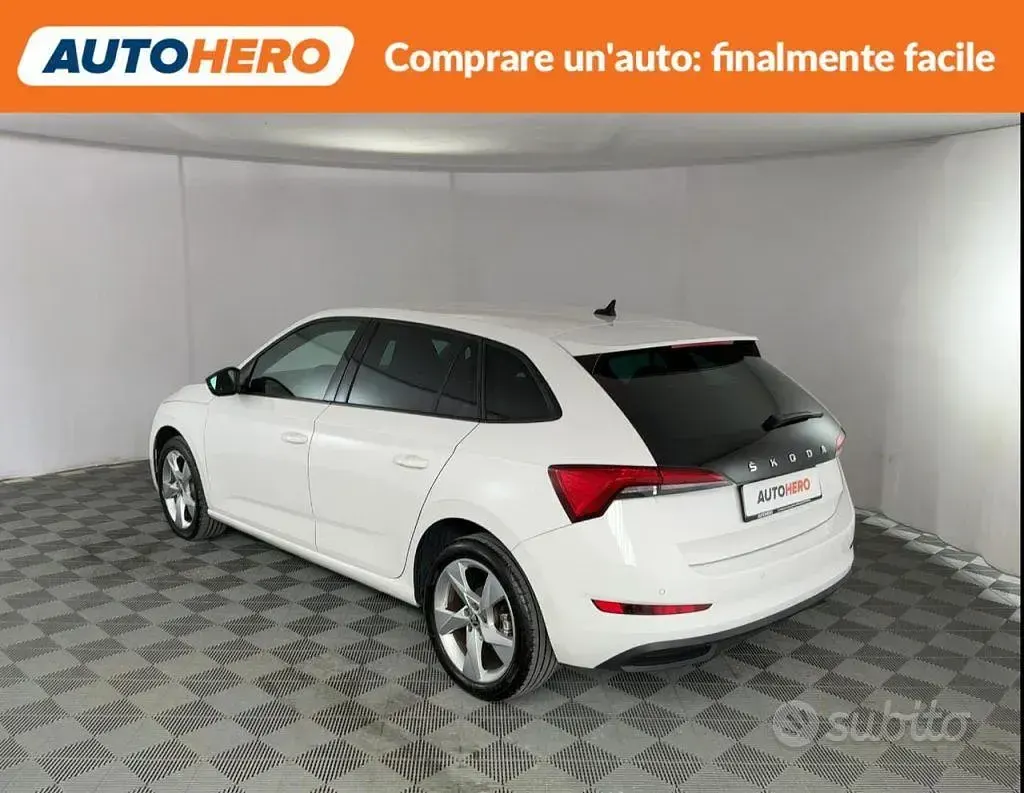 Usata Skoda Scala 150 CV (110 kW) 2021 Bianco Utilitaria