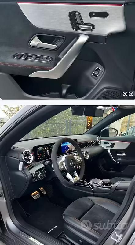 Usata Mercedes CLA45 AMG AMG 421 CV (309 kW) 2019 Grigio Berlina