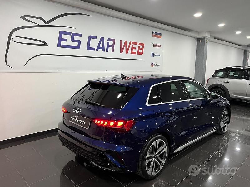 Usata Audi A3 S-Line 150 CV (110 kW) 2024 Blu Berlina