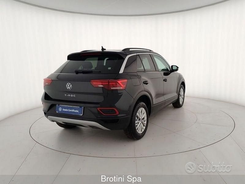 Brugt VW T-Roc Life 110 HK (80 kW) 2023 Sort SUV