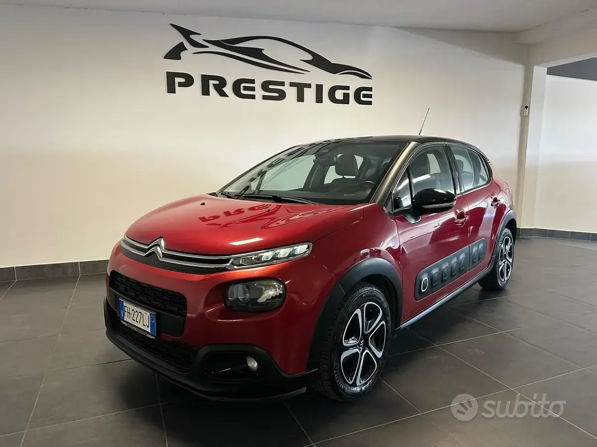 Usata Citroën C3 Shine 75 CV (55 kW) 2017 Rosso Berlina