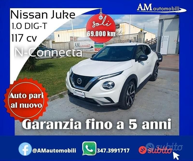 Usata Nissan Juke N-Connecta 117 CV (86 kW) 2020 Bianco SUV
