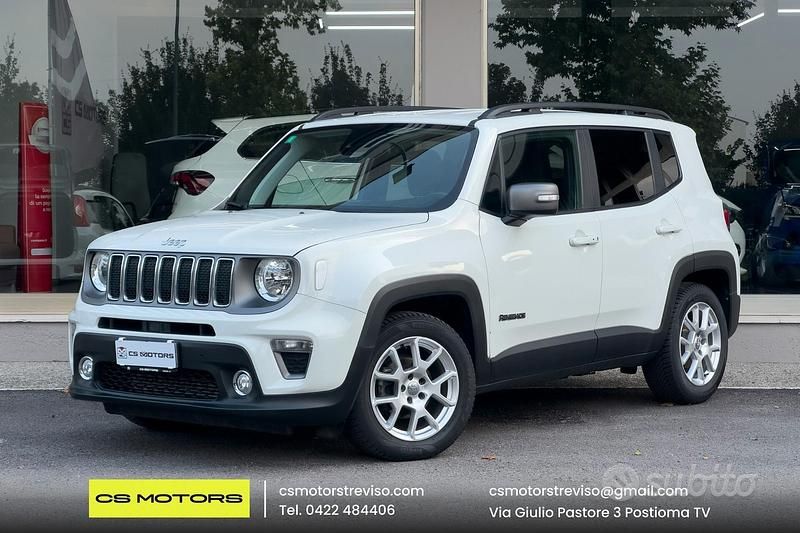 Bianco Usata 2019 Jeep Renegade Limited SUV | 15.600 € (Buon prezzo) - Immagine 1/4