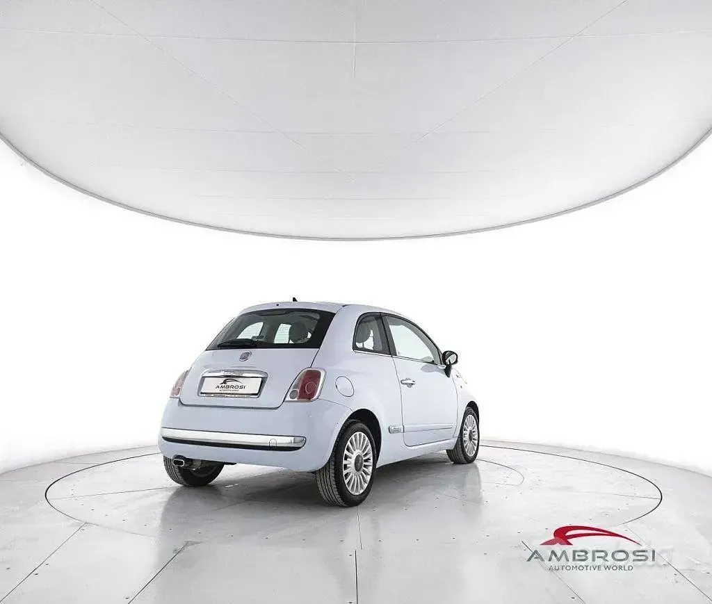 Usata Fiat 500 Lounge 69 CV (50 kW) 2009 Blu Cabrio