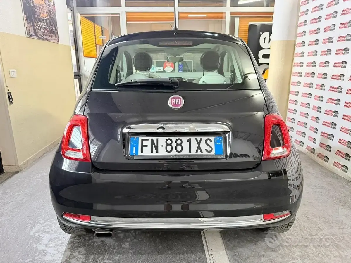 Usata Fiat 500 Lounge 69 CV (50 kW) 2018 Nero Berlina
