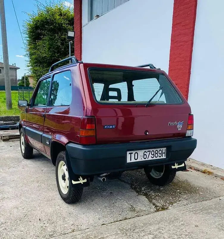 Usata Fiat Panda 4x4 50 CV (36 kW) 1988 Rosso Utilitaria