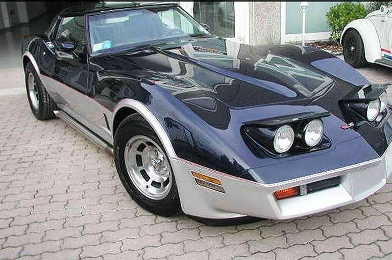 Usata Corvette C3 209 CV (153 kW) 1982 Blu/azzurro Coupé