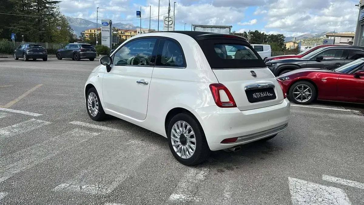 Usata Fiat 500 Lounge 69 CV (50 kW) 2019 Bianco Utilitaria