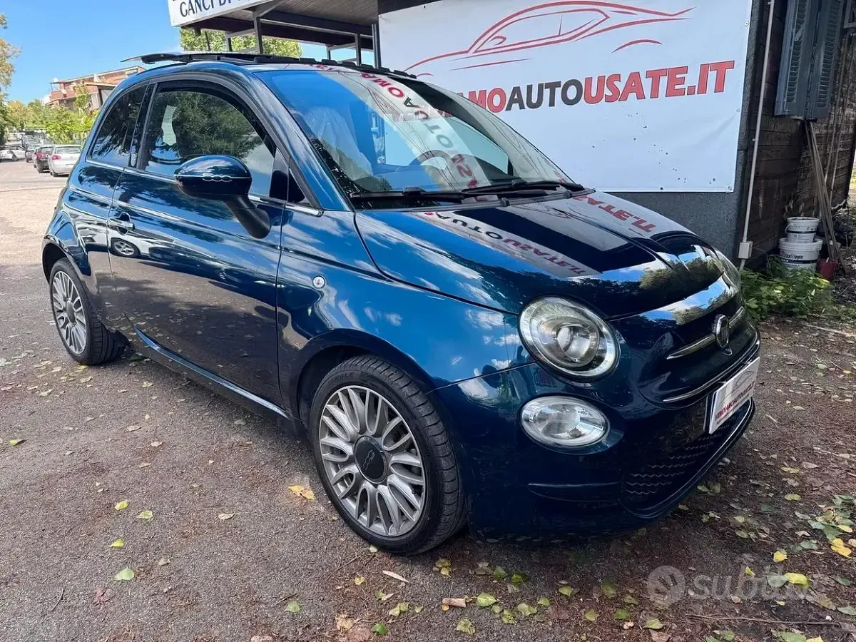 Usata Fiat 500 Mirror 95 CV (69 kW) 2018 Blu Berlina