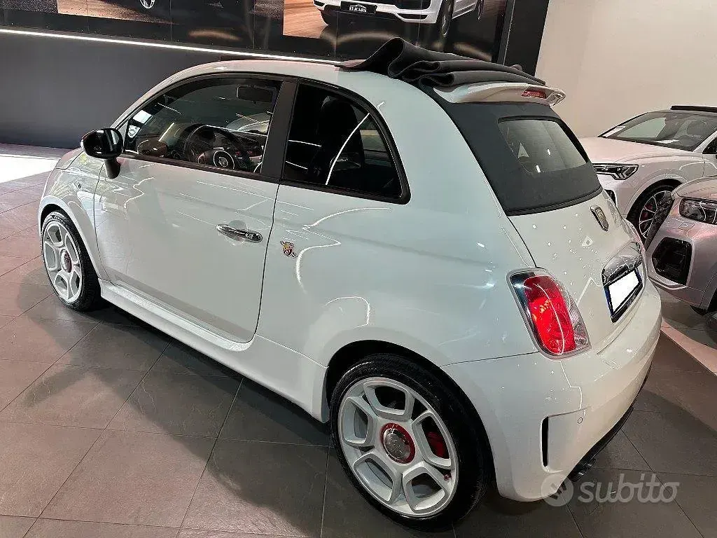 Usata Abarth 500C 140 CV (102 kW) 2012 Bianco Cabrio