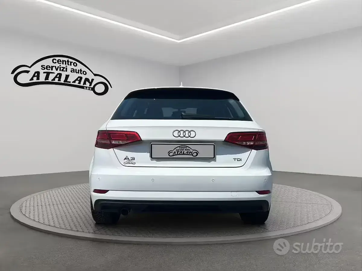 Usata Audi A3 Sport 116 CV (85 kW) 2018 Bianco Berlina