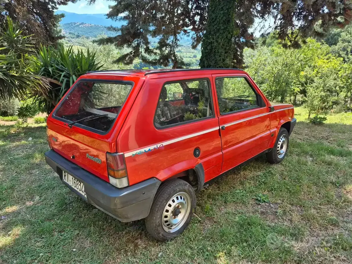 Usata Fiat Panda Young 34 CV (25 kW) 1991 Rosso Berlina