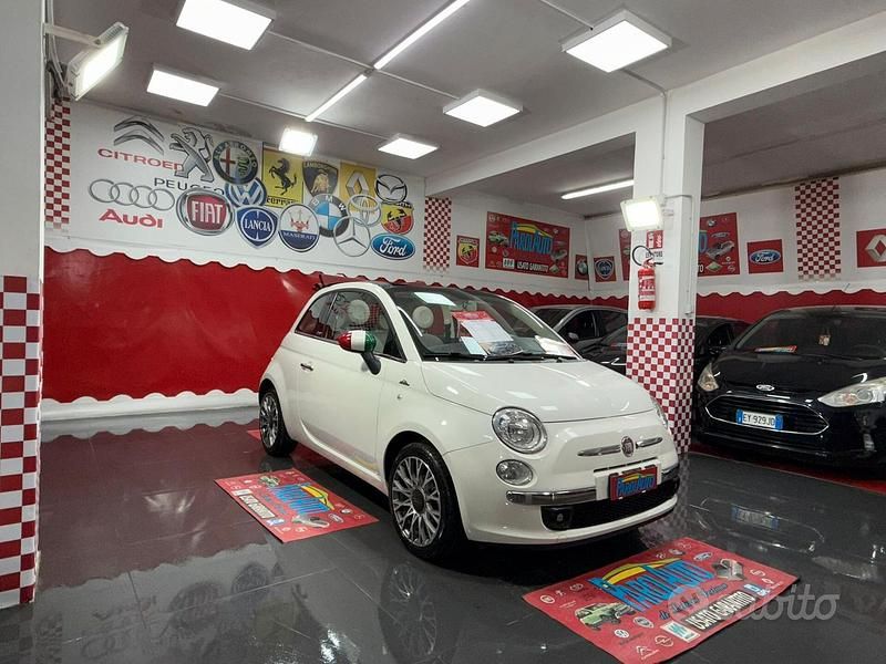 Usata Fiat 500 Rock 75 CV (55 kW) 2009 Bianco Cabrio