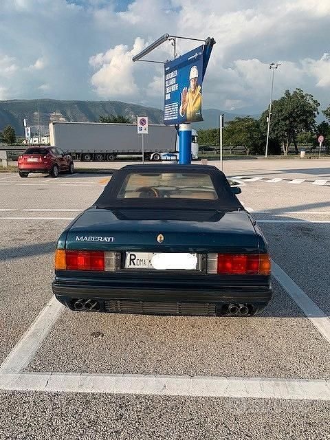 Usata Maserati Spyder 1990 Blu Cabrio