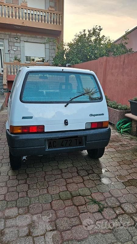 Usata Fiat Cinquecento 39 CV (28 kW) 1994 Bianco Utilitaria