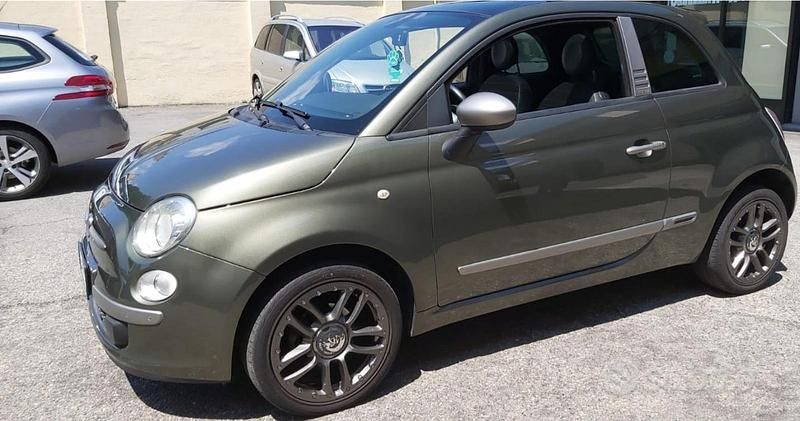 Usata Fiat 500 75 CV (55 kW) 2010 Verde