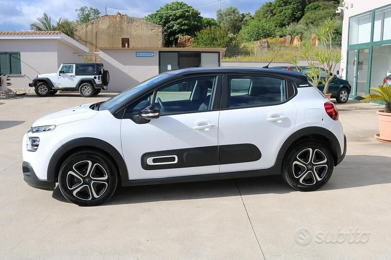 Usata Citroën C3 PureTech 110 CV (80 kW) 2021 Bianco Berlina