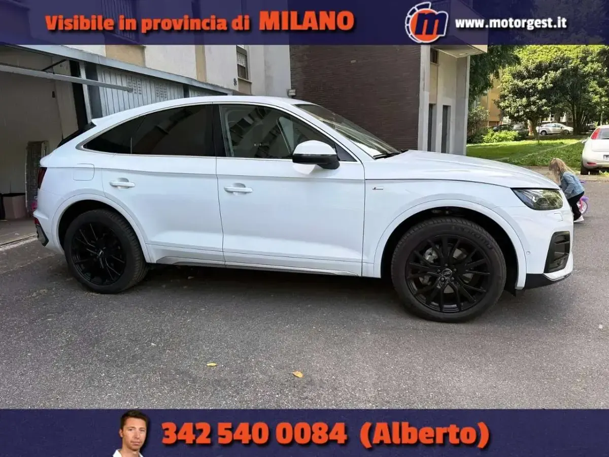 Usata Audi Q5 S-Line 204 CV (150 kW) 2021 Bianco SUV