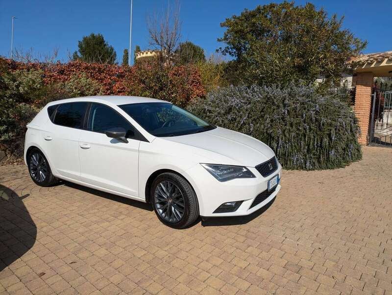 Usata Seat Leon CONNECT 110 CV (80 kW) 2016 Bianco Berlina