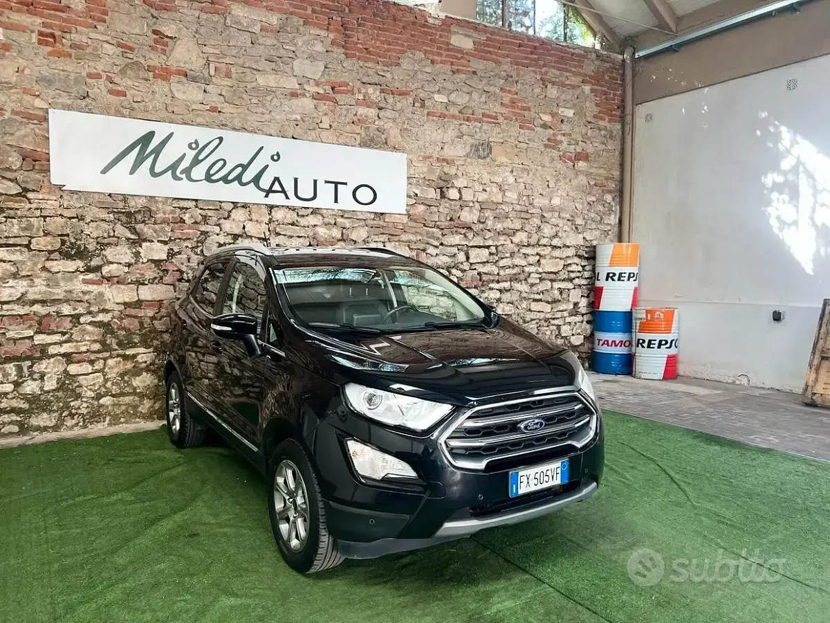 Usata Ford Ecosport Titanium 125 CV (91 kW) 2019 Nero SUV