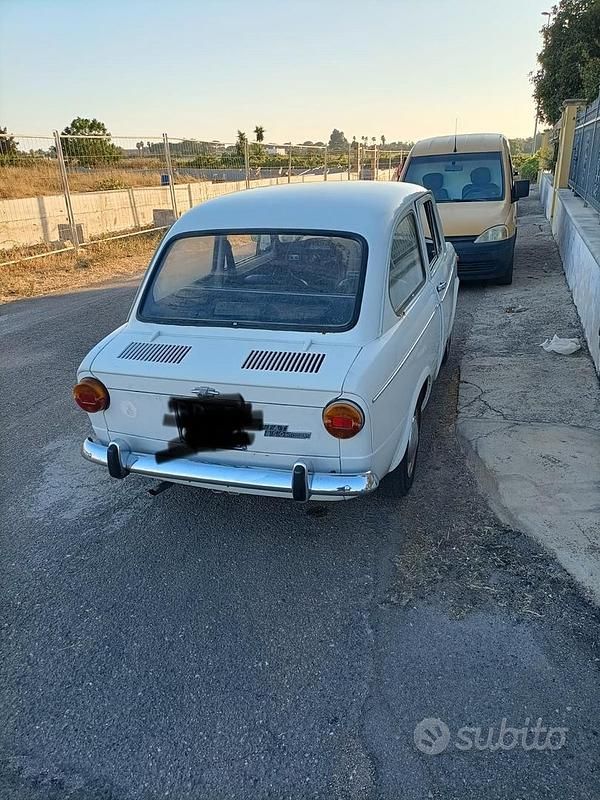 Usata Fiat 850 1970 Bianco Berlina