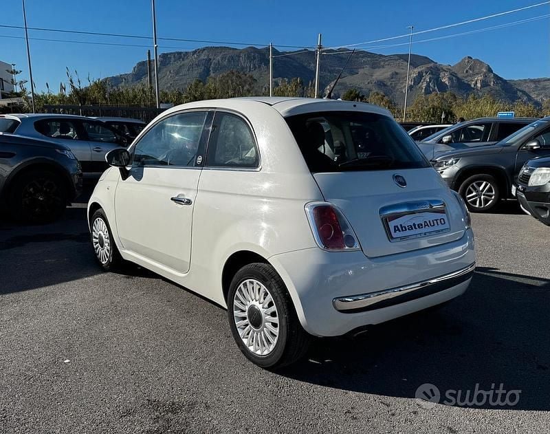 Usata Fiat 500 Lounge 95 CV (69 kW) 2012 Bianco Berlina