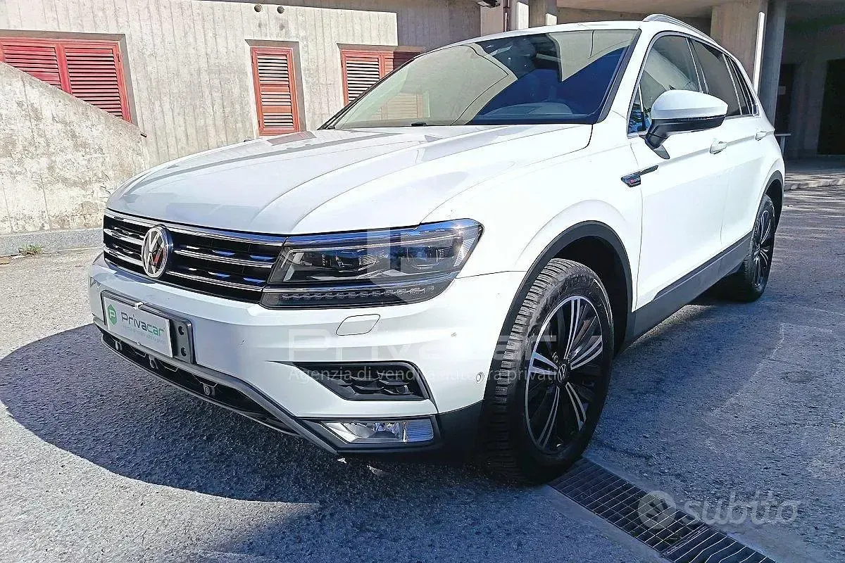 Usata VW Tiguan Executive 190 CV (139 kW) 2017 Bianco SUV