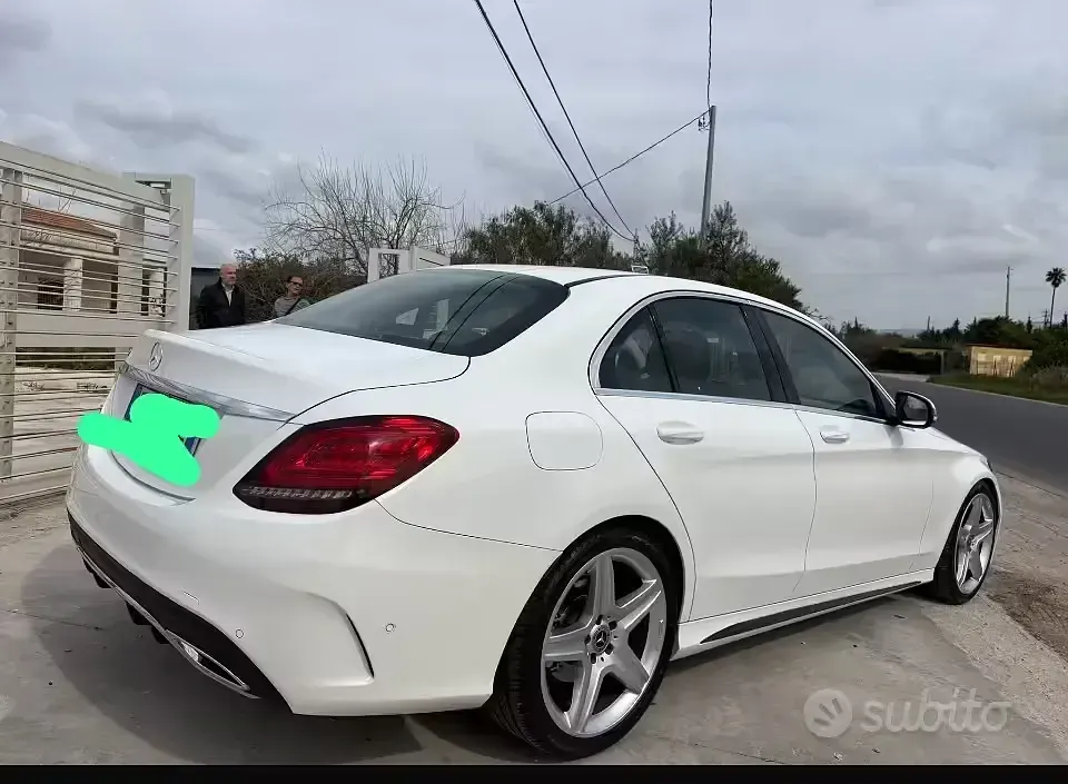 Usata Mercedes C220 Premium 194 CV (142 kW) 2020 Bianco Berlina
