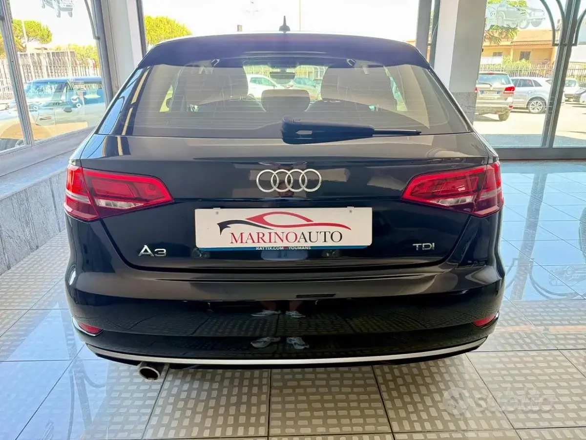 Usata Audi A3 Sport 110 CV (80 kW) 2017 Nero Berlina