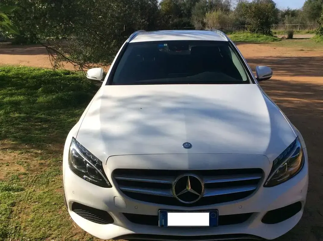 Usata Mercedes C200 136 CV (100 kW) 2016 Bianco Station wagon