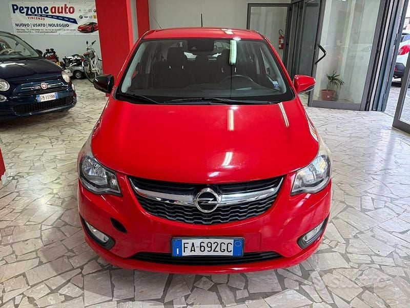 Usata Opel Karl Cosmo 75 CV (55 kW) 2015 Rosso Utilitaria