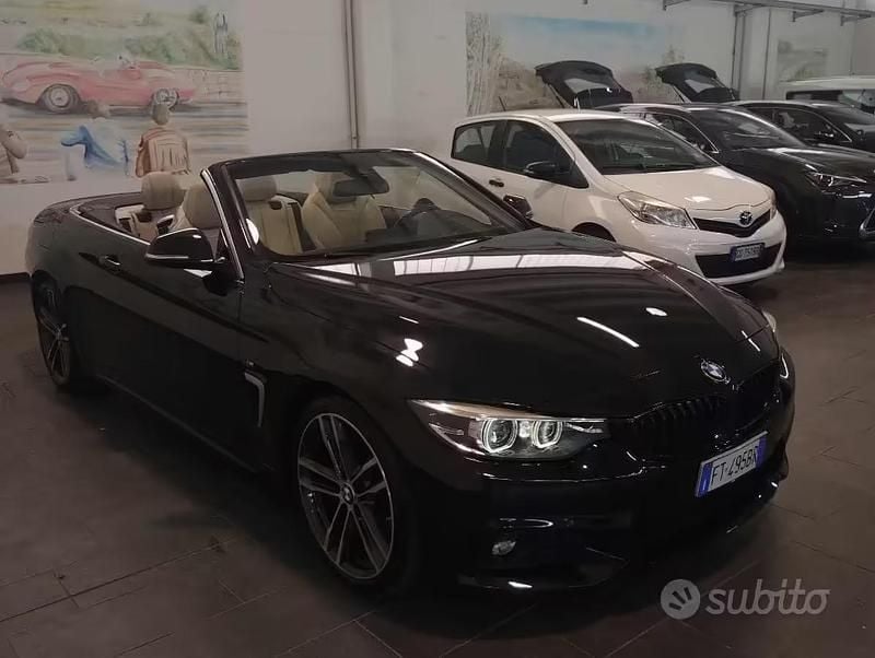 Usata BMW 420 Cabriolet M Sport 190 CV (139 kW) 2018 Nero Cabrio