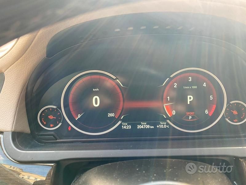 Usata BMW 730 Efficient Dynamics 258 CV (189 kW) 2012 Blu Berlina