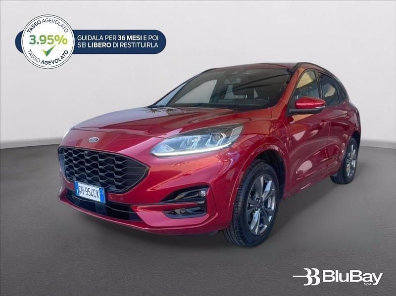 Rosso Usata 2021 Ford Kuga ST-Line SUV | 21.500 € (Buon prezzo) - Immagine 1/4