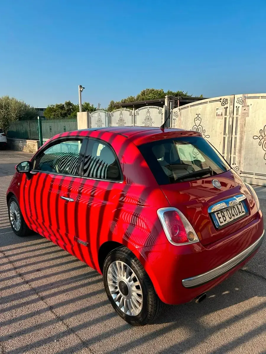 Usata Fiat 500 Lounge 69 CV (50 kW) 2010 Rosso Berlina
