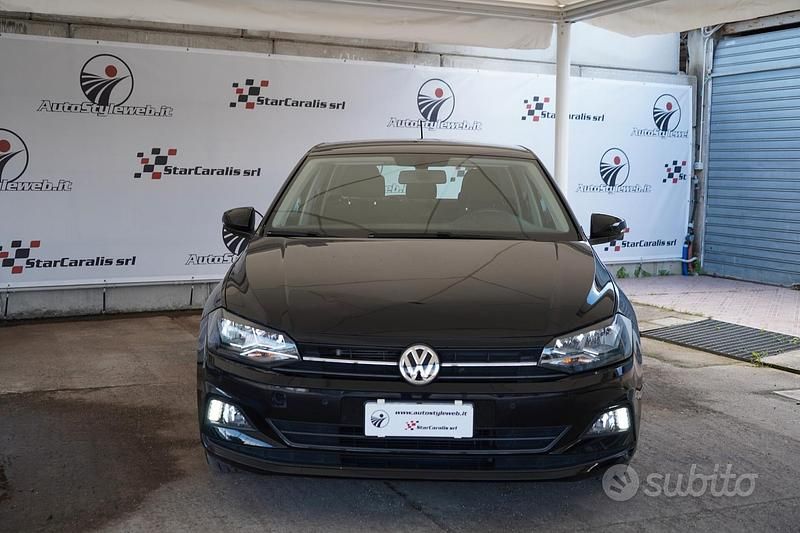 Usata VW Polo Comfortline 80 CV (58 kW) 2018 Nero Utilitaria