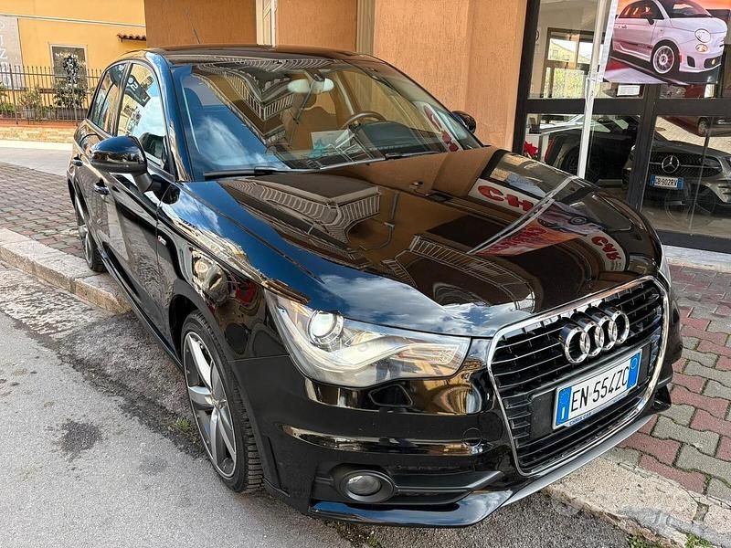 Usata Audi A1 S-Line 105 CV (77 kW) 2012 Nero Utilitaria