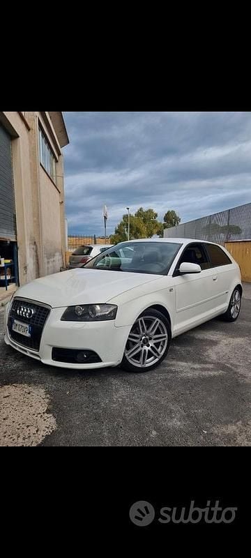 Usata Audi A3 S-Line 150 CV (110 kW) 2008 Bianco Utilitaria