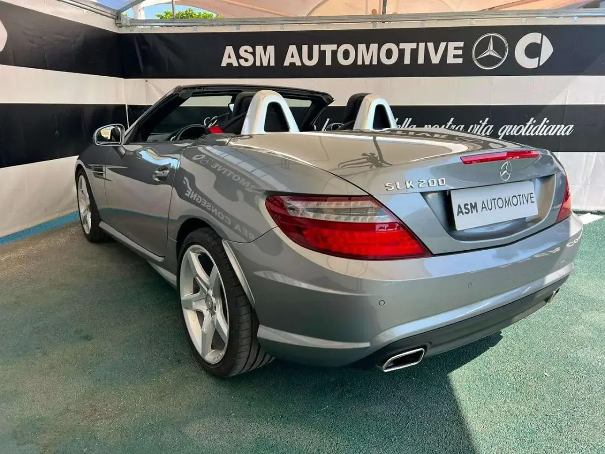 Usata Mercedes SLK200 Premium 184 CV (135 kW) 2013 Argento Cabrio